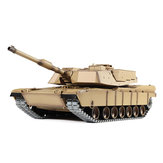 Heng Long 6.0 Έκδοση 3918-1 1/16 2.4G M1A2 Rc Car Battle Tank Μεταλλική πίστα με Sound Smoke Toy
