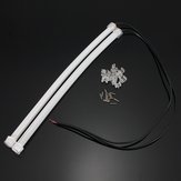 2pcs 30CM SMD3014 Flexible LED Strip Light DRL Daytime Running Lamp For Motorcycle Scooter Car 