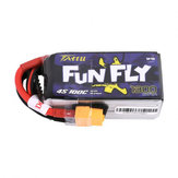 Tattu Funfly 1300mAh 14.8V 100C 4S 1P Lipoバッテリー（XT60プラグ付き）RCドローンFPVレーシング用
