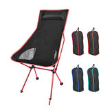 Przenośne składane krzesło na księżyc Wędkarstwo Camping BBQ Składane krzesełko do długotrwałego wspinaczki Klasa ogrodowa Ultralekki przenośny Krzesło do użytku wewnątrz i na zewnątrz
