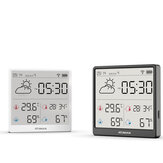 1/2 Pcs Xiaomi Duka Atuman TH3 Higrómetro WIFI Monitorización de temperatura y humedad interior/exterior. Medidor de humedad con pantalla LCD de 4,3 pulgadas. Carga directa de litio Tipo-C con función de reloj y calendario.