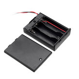 5 Stück 3 Slots AA Batteriebox Batteriehalter mit Schalter für 3xAA Batterien DIY-Kit Gehäuse
