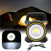 30W COB LED USB Zonne Werklicht Schijnwerper Overstroming Lamp Lantaarn Outdoor Camping