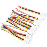 10 PCS JST-SH 1.25mm 3Pins 3P Soft Silicone Plug Connection Cable Wire for RC Drone FPV Racing