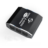 FSU оптоволоконный аудиокоммутатор 1 в 3 выхода аудио адаптер разветвителя S-PDIF и аудиопереключатель для телевизора HD Монитор