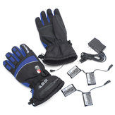 Akumulatorowe podgrzewane rękawiczki 2000 mAh Duplex Wodoodporne zasilanie bateryjne Zimowe ciepło