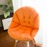 Многоцветное простое мягкое сиденье подушка для стула, плюшевая подушка в форме раковины для спинки стула, подушка под поясницу для лежака, подушка для скамейки офиса дома