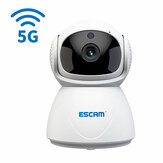 ESCAM PT201 1080P 2.4G 5G WIFI IP Camera PT Auto Tracking Cloudopslag Camera met tweewegsgeluid Slimme nachtzichtcamera