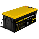 Gokwh 12V 200Ah LCD Energy Storage Box 2560Wh Solar-Lithium-Ionen-LiFePO4(LFP)-Batterie für RV, Boot und Heimspeicherung