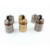 DQG Lighter 2.0 Roestvrij Staal/Messing/Titanium Super Mini Lighter Case (Zaklamp Accessoires)