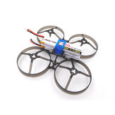 Peça de reposição impressa em 3D em TPU de cor azul para fixação de bateria Lipo de 300mAh para drone Happymodel Mobula7 de corrida FPV.