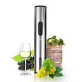 KC-AA95 Electric Red Wine Auto Opener  Stainless Steel Metallic Silver with Removable Free Foi