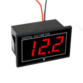 Voltmètre indicateur numérique LED étanche de 0,56 pouces DC 5-130V pour voiture moto 12V 24V 36V 48V 72V 120V