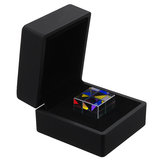 Οπτικό κρύσταλλο Combiner πρίσμα X Cube Lab RGB Διασπορά διασποράς διαχωριστή με κουτί Φυσική εκπαιδευτικό δώρο παιχνίδι 20mm/23mm