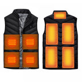 Enusic™ 9 vyhřívané podložky USB elektrická vyhřívaná vesta bunda Teplá vyhřívaná podložka Zimní tepelná