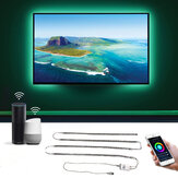 Smart Wifi APP LED Strip Lights USB TV Hintergrundbeleuchtungs-Kit mit Alexa Google Home 5050 LED Bias Lighting 0.5M * 4