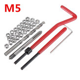 30-teiliges Beschädigtes M5 Gewindereparatur-Werkzeug-Set Reparatur-Unterlegscheiben-Einsatz-Set