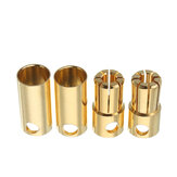 2 Pairs 5.0/5.5/6.0/6.5/8.0mm Bullet Connector Banana Plug Spare Part for RC Battery Motor