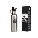 Szabadtéri kerékpározáshoz készült rozsdamentes acél sport vizes palack