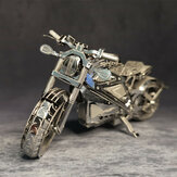 Quebra-cabeça de montagem de modelo de motocicleta Avengers 3D em metal para decoração de mesa