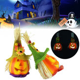 Halloween carino zucca spaventapasseri luce a led decorazione della casa infestata da festa 