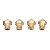 M7 Screw Thread 0.4/0.6/0.8/1.0mm 1.75mm MK10 Copper Nozzle With Number Lettering