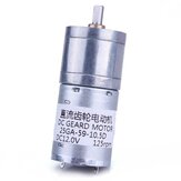 2Pcs Electric Motor 125RPM 12V DC Geared Motor High Coppia Gear Reducer Motor