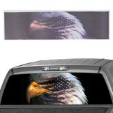 American Flag Bald Eagle Car Rear Window Graphic Decal Stickers for Truck Suv Van