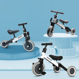 KIWICOOL Bicicleta de equilibrio 3 en 1 y bicicleta de entrenamiento para principiantes para niños y triciclo para bebés y scooter para niños de 1,5/2/3/4/5 años.