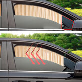 Universal Summer Satin Auto Seitenscheibe Sonnenschutz Vorhang Sonnenblende Jalousien Abdeckung UV Protector Auto Styling