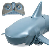 T11B mit zwei Batterien 2.4G 4CH Elektrisches RC-Boot mit Simulation eines Haifisch-Tiermodells, Spielzeug für Kinder