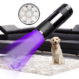 BIKIGHT U01 9x LED fialové multifunkční UV LED svítilna Fluorescenční detekční pero AAA