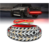 12V Car Brake Turn Signal Trunk SUV RV Flexible LED Strip Light Tail Reverse Lights for Jeep Container Cargo Pickup Bakkie