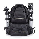 Backpack câmera nylon impermeável com capa de chuva para canon nikon