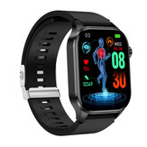 ET580 2.04 inch AMOLED HD Screen Blood Composition Measurement ECG Electrocardiogram bluetooth Call Heart Rate Blood Pressure SpO2 Monitor ECG Syphilis Function Non-invasive Blood Glucose Multi-sport Modes Music Playback IP68 Waterproof Smart Watch