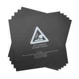 5PCS 300 * 300mm Black Square Scrub beheiztes Bett Sticker Sheet mit Kleber für 3D-Drucker
