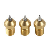 3pcs V6 1.75mm 0.2/0.3/0.5mm Airbrush Nozzle Adapter for 3D Printer