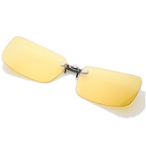 Gepolariseerde Clip On Zonnebril Zonnebril Rijden Nachtzicht Lens Voor Plastic Frame Bril