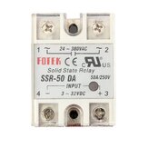 Solid State Relay SSR-50DA 3-32VDC 50A/250V Output 24-380VAC With Cover