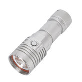 Faro LED frontale HaikeLite SC02 II MTG2 2000Lumens con testa in acciaio inossidabile ricaricabile tramite USB 26650