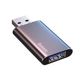Baseus Araba Müzik USB Flash Sürücü U Disk USB Adaptörü Taşınabilir USB Disk Araba Şarj Cihazı USB Dönüştürücü Tak ve Çalıştır