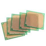 5 pièces 60 * 60mm bricolage unilatéral vert huile PCB circuit imprimé universel