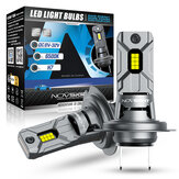 NOVSIGHT N64 Par de lâmpadas LED para faróis de carro H7 6500K 6000LM/Par Farol LED IP68 à prova d'água para modificação de iluminação de carro