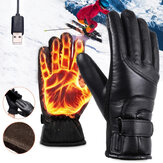 Gants chauffants électriques à 4 modes de contrôle USB, écran tactile, chauds et coupe-vent pour le ski, le cyclisme et les motos