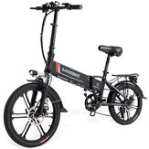 [EU Direct] SAMEBIKE 20LVXD30-II велосипед с электроприводом 10.4AH 48V 250W, скорость 25 км/ч, электроскутер на 20 дюймов, пробег 40-80 км, максимальная нагрузка на электровелосипед 120-150 кг.