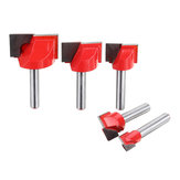 5pcs 10/16/20/25/30mm Surface Planing Bottom Cleaning Wood Milling CNC Router Bit Woodworking Tools