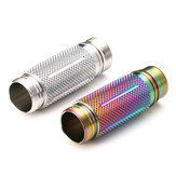 Tubo de extensión del cuerpo de la linterna Astrolux S41S / S42S con LED de colores y compatible con batería 18650