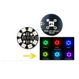 Matek RGB LED Circle Board 7-colores X8 16V para Dron de Carreras Multi-Rotor FPV RC