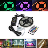 5M 5050 RGB Wasserdichte 300 LED-Flexible Lichtleiste + 24-Tasten-Controller + 12V-Netzteil