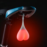 Ciclismo notturno, luce per bicicletta, luce per bicicletta creativa, lampada per bicicletta MTB, design a cuore per lampada per bicicletta